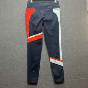 Sweaty Betty Colorblock Power Leggings Full Length 27" Size S